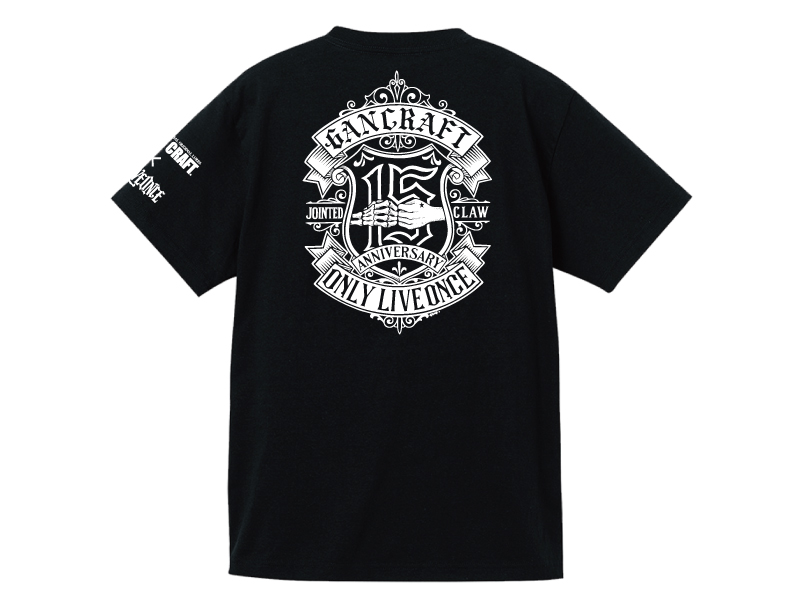 GANCRAFT x ONLY LIVE ONCE<br>JOINTED CLAW 15th Anniversary T-Shirt